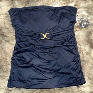 Brand new Swim suit Michael Kors top; strapless with straps to adjust on and off